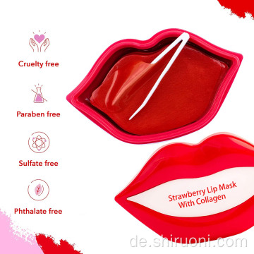 Vitamin C Erdbeer-Lippenbehandlungsmaske mit Kollagen